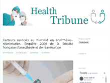 Tablet Screenshot of healthtribune.net